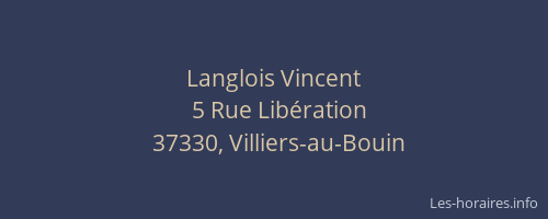 Langlois Vincent