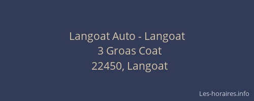 Langoat Auto - Langoat