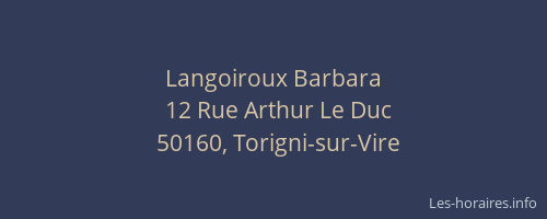 Langoiroux Barbara