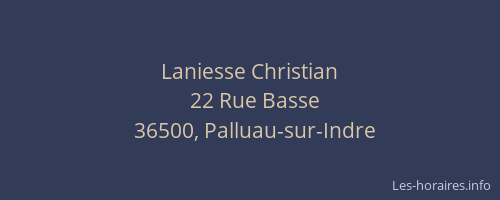 Laniesse Christian