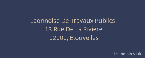 Laonnoise De Travaux Publics