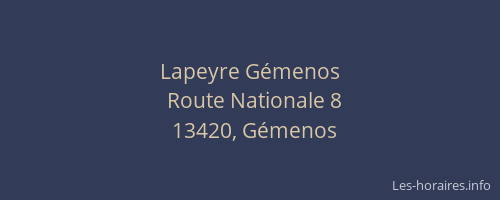 Lapeyre Gémenos