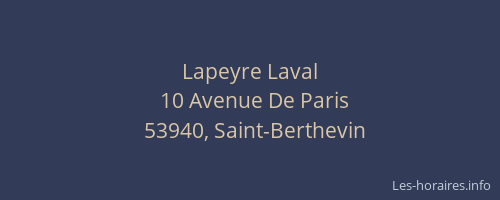 Lapeyre Laval
