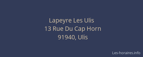 Lapeyre Les Ulis