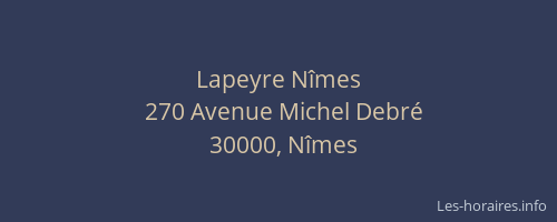 Lapeyre Nîmes