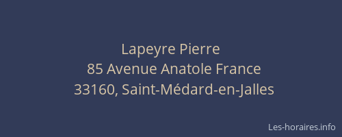 Lapeyre Pierre