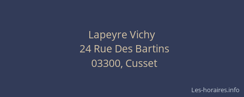 Lapeyre Vichy