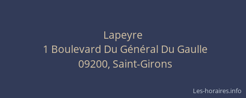 Lapeyre