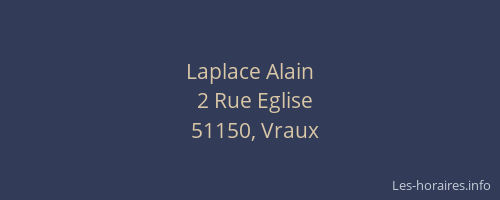 Laplace Alain