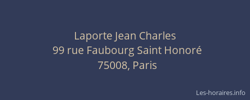 Laporte Jean Charles