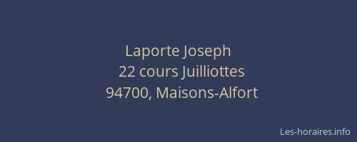 Laporte Joseph
