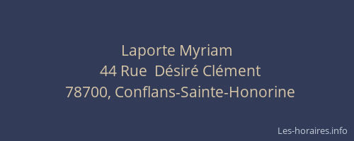 Laporte Myriam