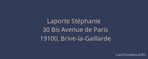 Laporte Stéphanie