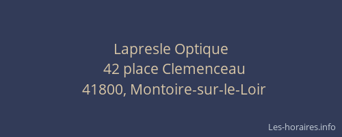 Lapresle Optique