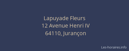 Lapuyade Fleurs