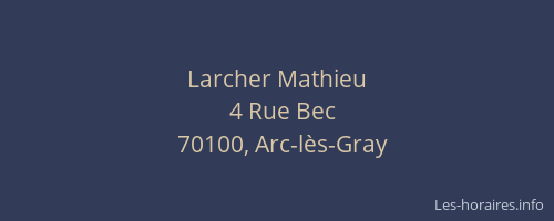 Larcher Mathieu