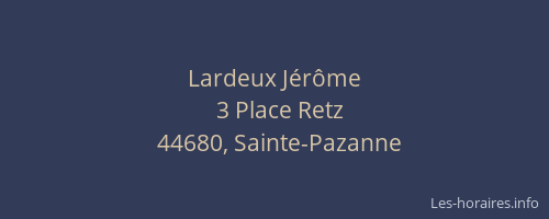 Lardeux Jérôme