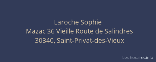 Laroche Sophie