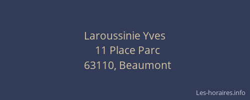 Laroussinie Yves