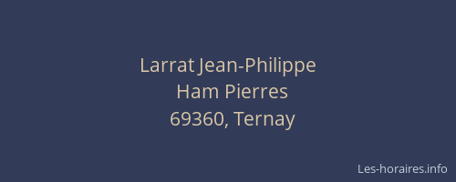Larrat Jean-Philippe