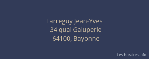Larreguy Jean-Yves