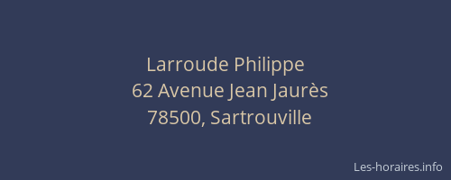 Larroude Philippe
