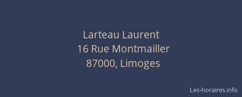 Larteau Laurent