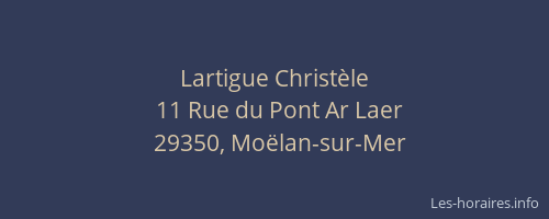 Lartigue Christ&egrave;le