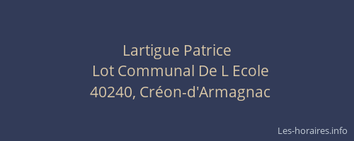 Lartigue Patrice
