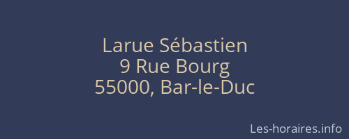 Larue Sébastien
