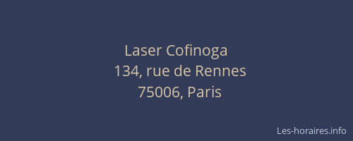 Laser Cofinoga