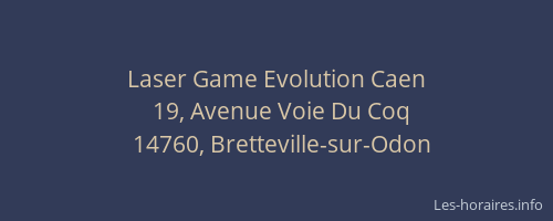 Laser Game Evolution Caen