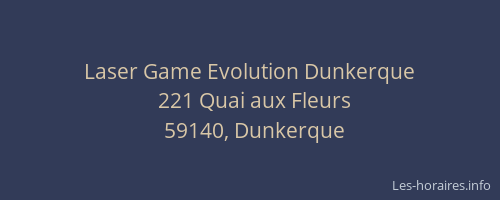 Laser Game Evolution Dunkerque