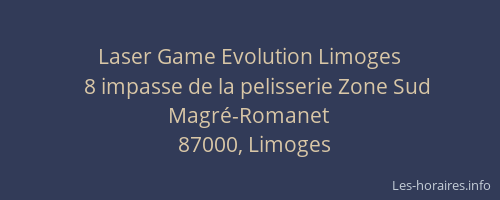 Laser Game Evolution Limoges