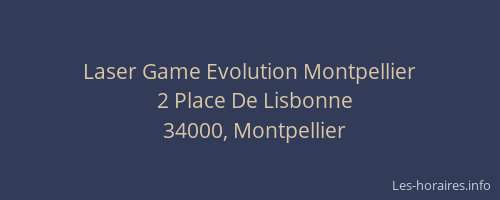 Laser Game Evolution Montpellier