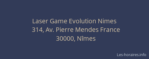 Laser Game Evolution Nimes