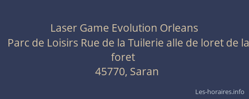 Laser Game Evolution Orleans