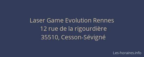 Laser Game Evolution Rennes