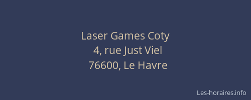Laser Games Coty