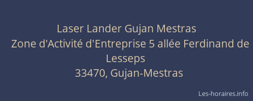 Laser Lander Gujan Mestras