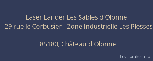 Laser Lander Les Sables d'Olonne
