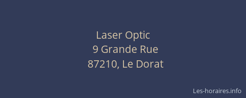 Laser Optic
