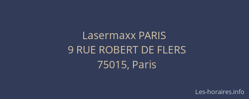 Lasermaxx PARIS