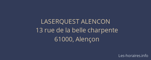 LASERQUEST ALENCON