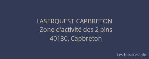LASERQUEST CAPBRETON