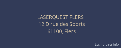 LASERQUEST FLERS