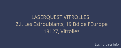 LASERQUEST VITROLLES