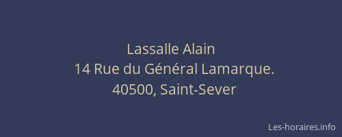 Lassalle Alain