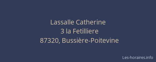Lassalle Catherine