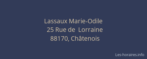 Lassaux Marie-Odile